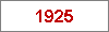 Das Jahr 1925