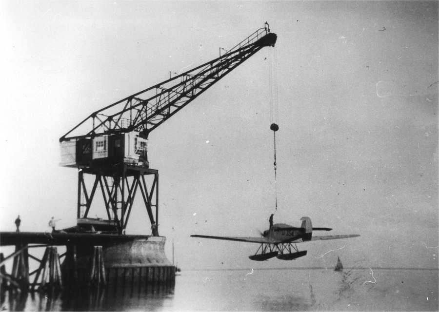 1928 - Kran/Wasserflugzeuge