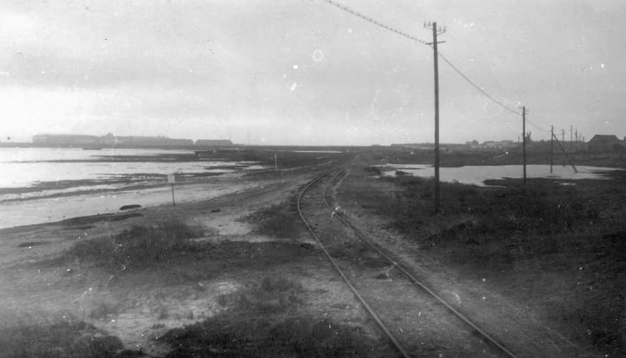 1932 - Blickrichtung Hafen/Fliegerhorst