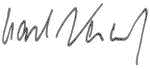 Unterschrift Karl Welbers