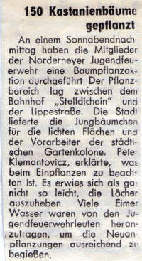 Große Baumpflanzaktion - 18.04.1998