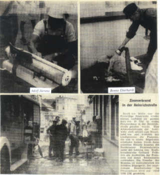 Zimmerbrand in der Heinrichstraße - 28.07.1983