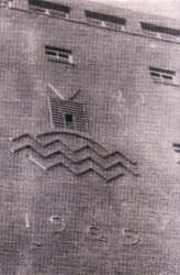Jahresziffern am Wasserturm wieder angebracht - 06.08.1984