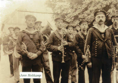 Jann Holtkamp bei der Marine 1914 - 1918