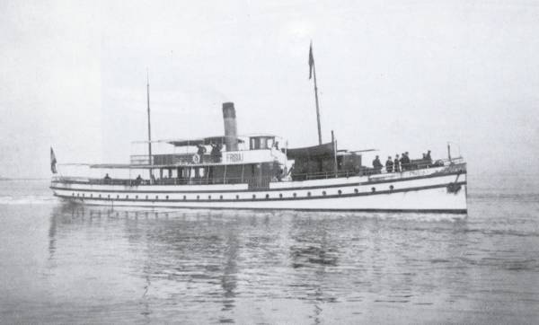 Erster Dampfer "Frisia I", 1903
