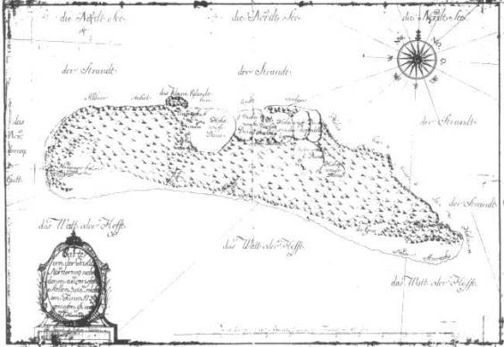 Carte der Insul Norderney