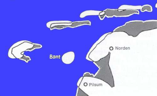 Lage der Inseln im 13. und 20. Jahrhundert