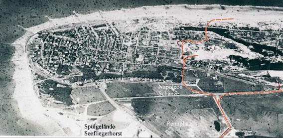 Luftaufnahme aus dem Jahr 1914
