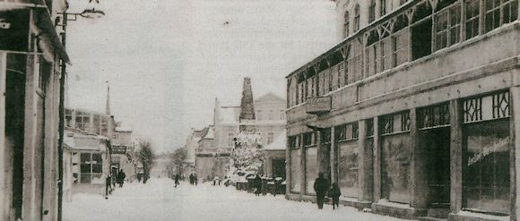 Friedrichstraße im Winter 1917