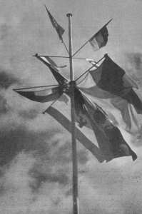 Festlicher Fahnenschmuck