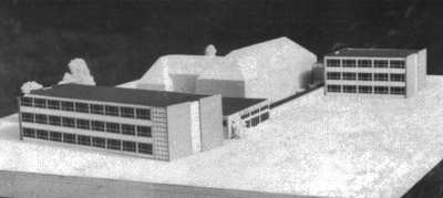 neue Norderneyer Schulzentrum im Modell