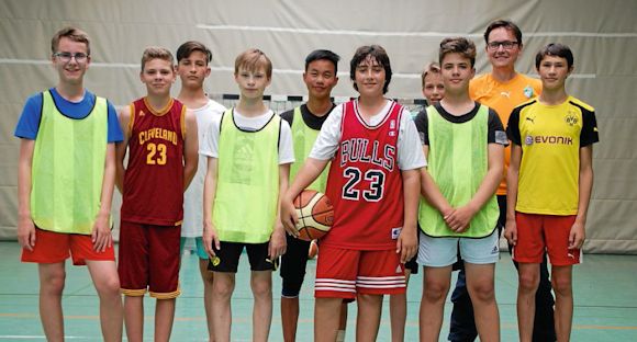 Das Basketballteam