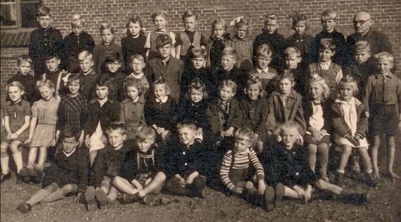 3. Grundschulklasse im Jahr 1948