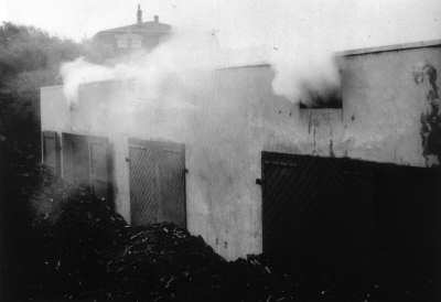 Brand im Kohlenlager des Konsums 05.08.1957