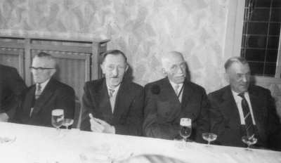 v.l.: Erich Pagel, Heiko Meyer, August Kluin, Arthur Freund