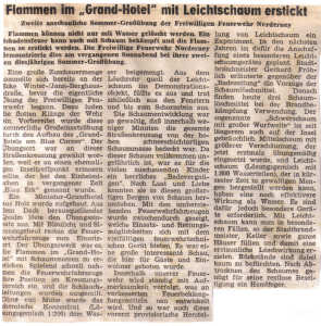 Sommer-Großübung an "Blau-Eck" - August 1982