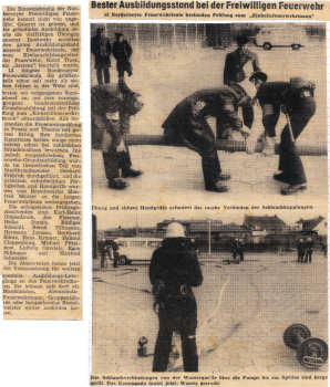 Abnahme eines Grundlehrganges am 05.02.1983