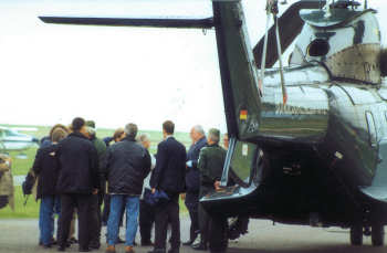 Bundeskanzler Helmut Kohl kommt nach Norderney - 15.07.1998, 13.00 Uhr